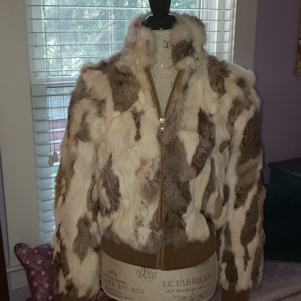 Genuine Fur Bomber Jacket